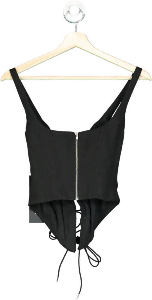 White Fox Black Fire In Her Eyes Bustier UK M