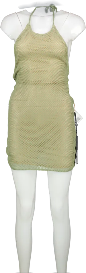 White Fox Green No Compromise Mini Dress UK XS