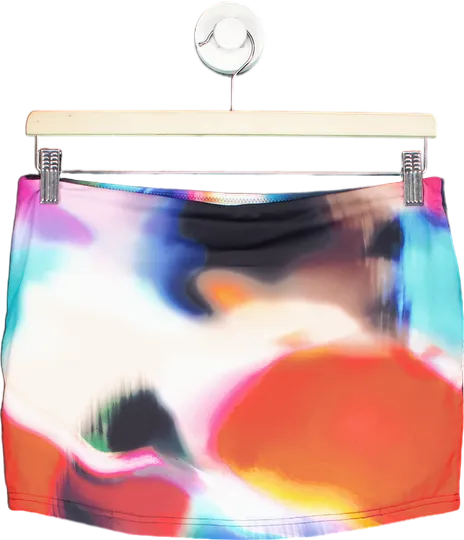 White Fox Multicolour Skirt UK M