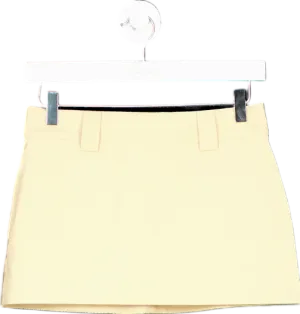 White Fox Sand Stole The Show Mini Skirt UK XS
