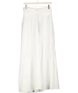 White Fox White Infatuated Maxi Skirt UK M