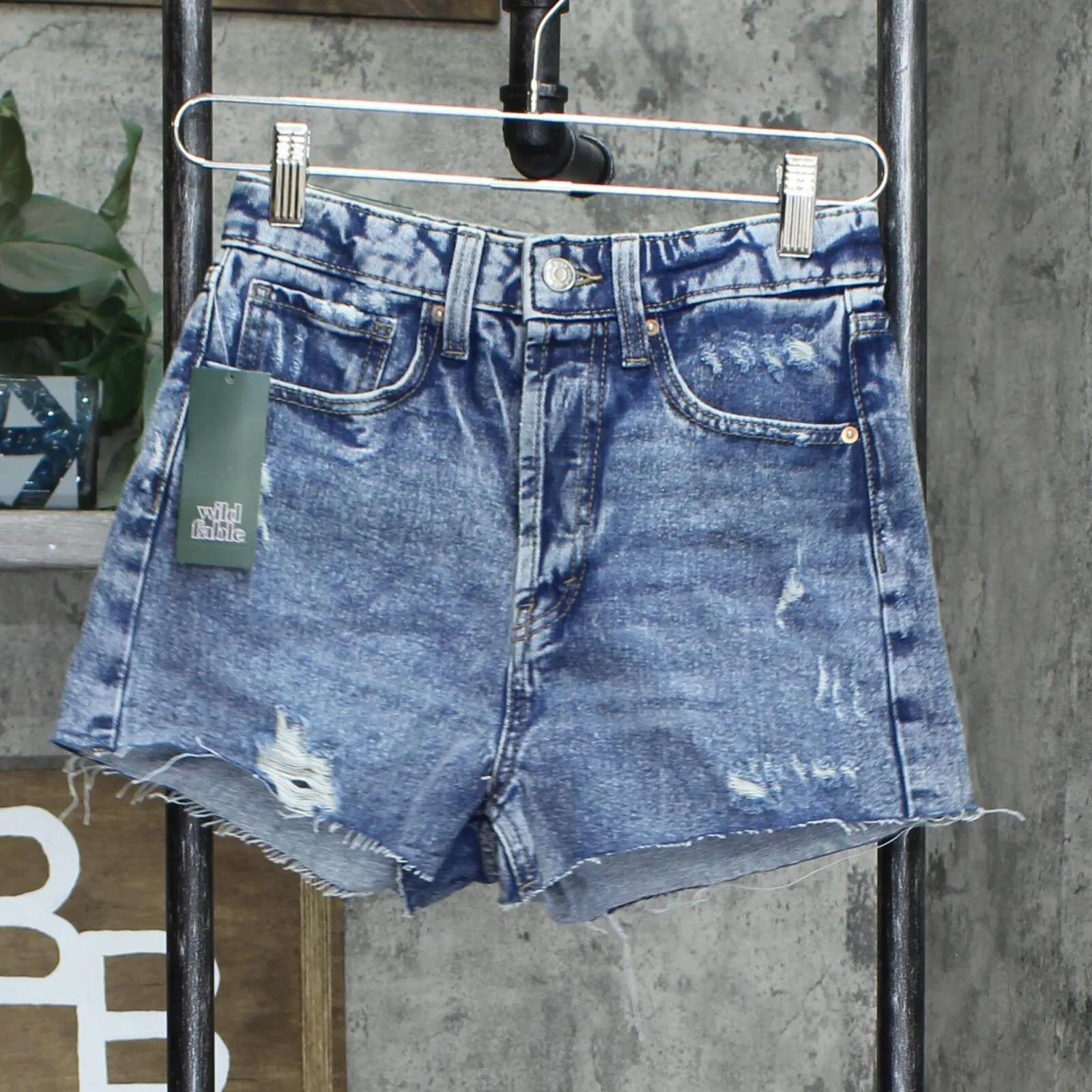 Wild Fable Super-High Rise Cut-Off Jean Shorts