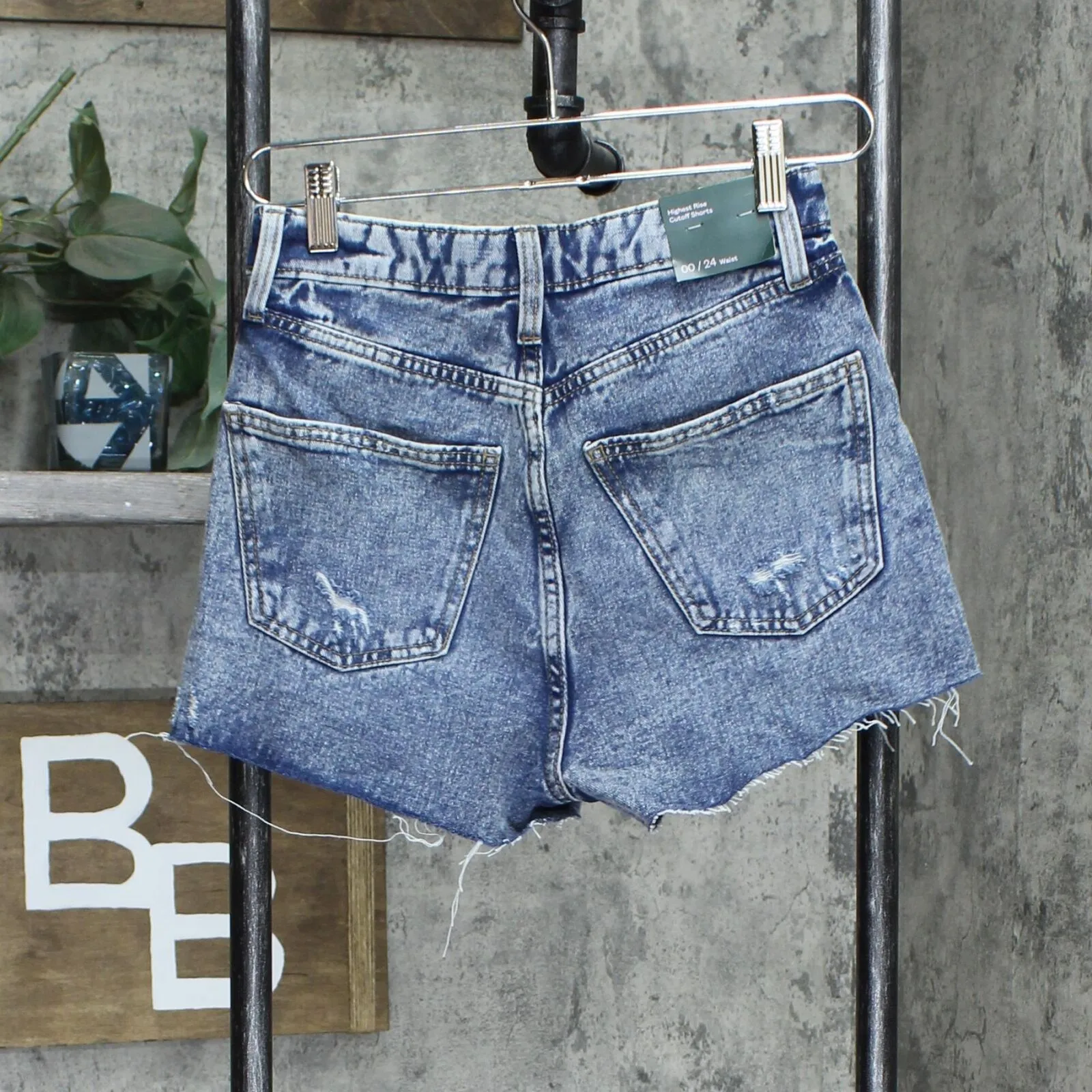 Wild Fable Super-High Rise Cut-Off Jean Shorts