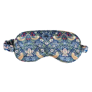 William Morris - Eyemask Strawberry Thief Blue