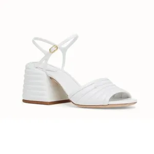 woman summer fashion square high heels pumps square toe leather sandals women party dress shoes size 40 41 42 43