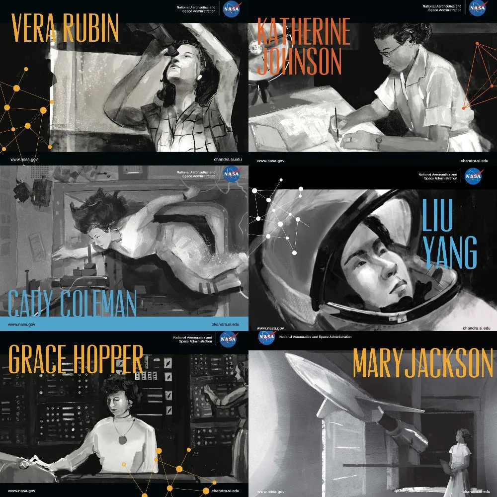 Women in Science Postcard Set