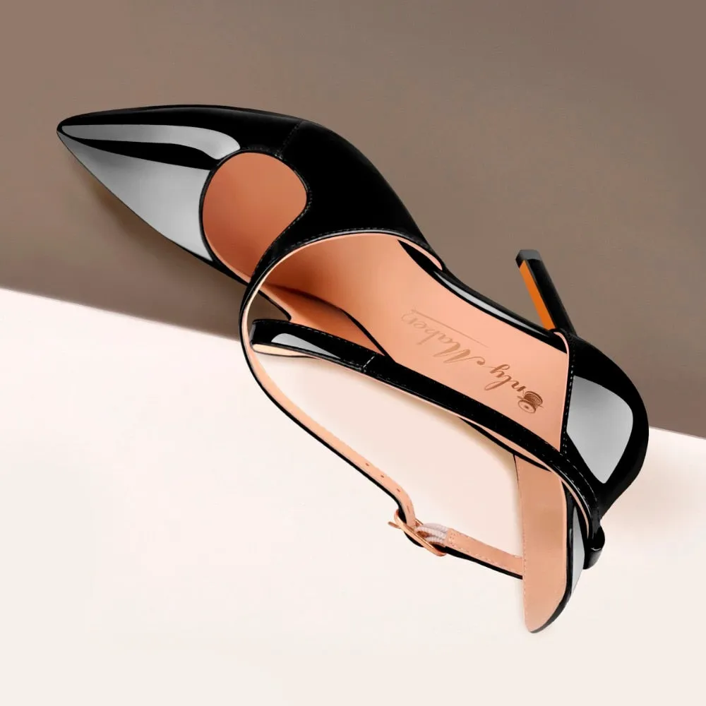Women Pointed Toe Sandals Cross Strap Thin High Heels Wedding Shoes