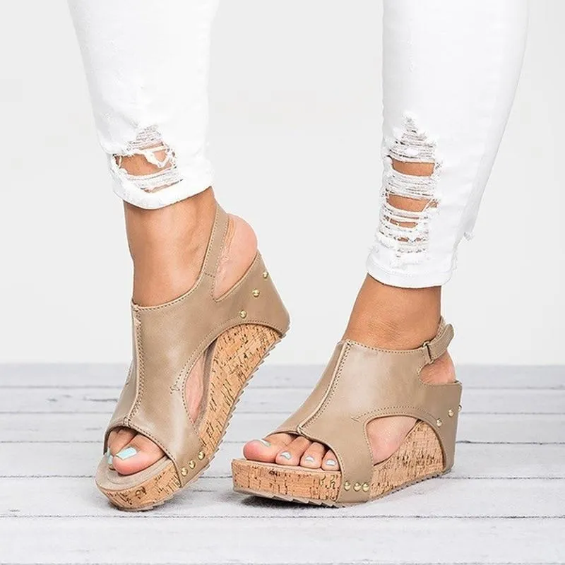 Women Sandals Wedges Shoes Women High Heels Sandals
