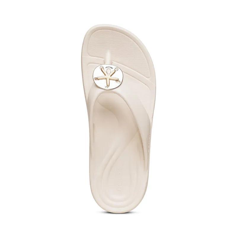 WOMEN'S AETREX MAUI STARFISH | IVORY