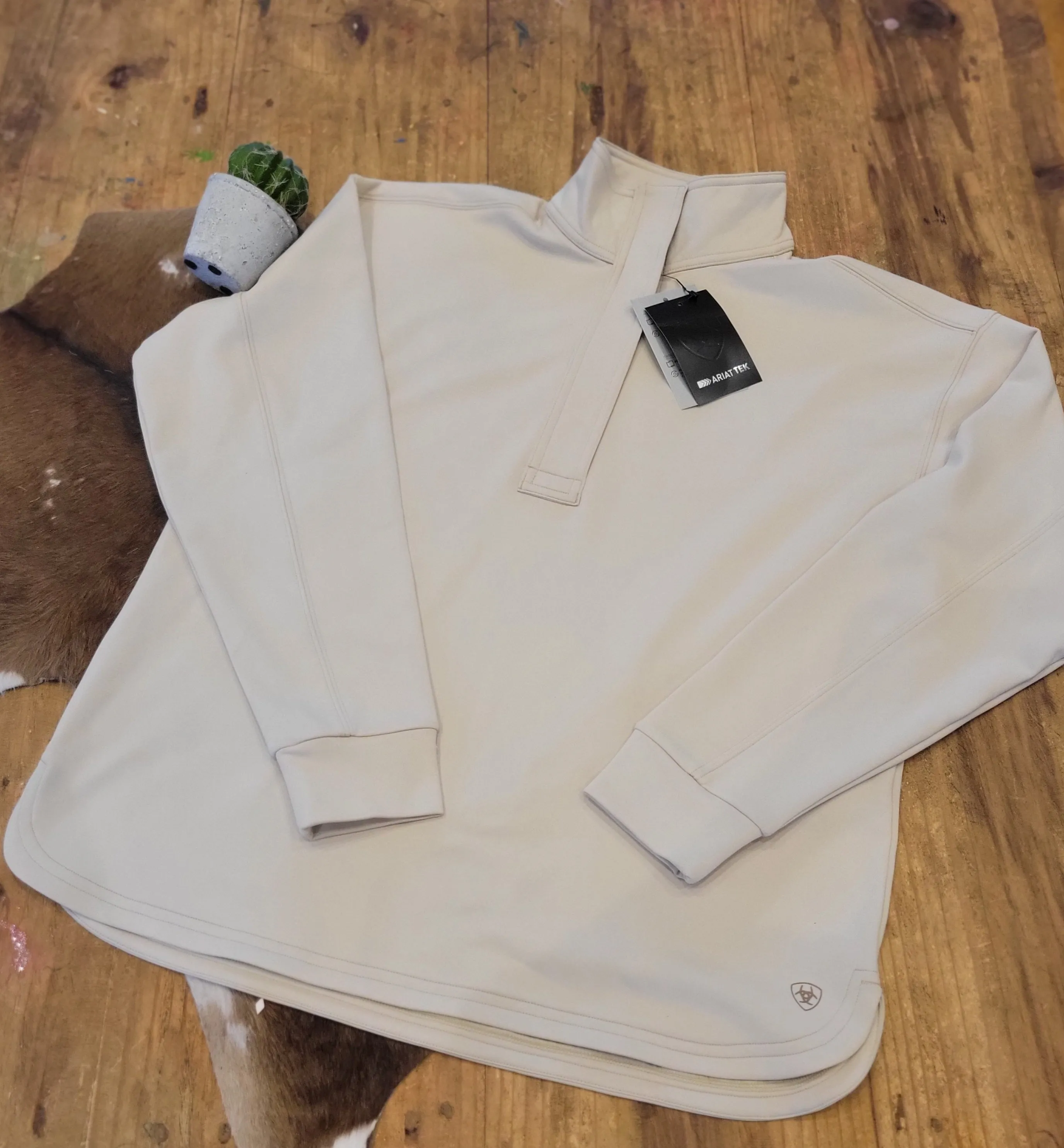 Women's Ariat Breeze Logo 1/2 Zip Sweatshirt