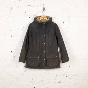 Women's Barbour Liberty Vintage Durham Wax Jacket Coat - Blue - Women's L
