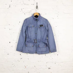 Women's Barbour Vintage International Wax Jacket - Blue - Women's M