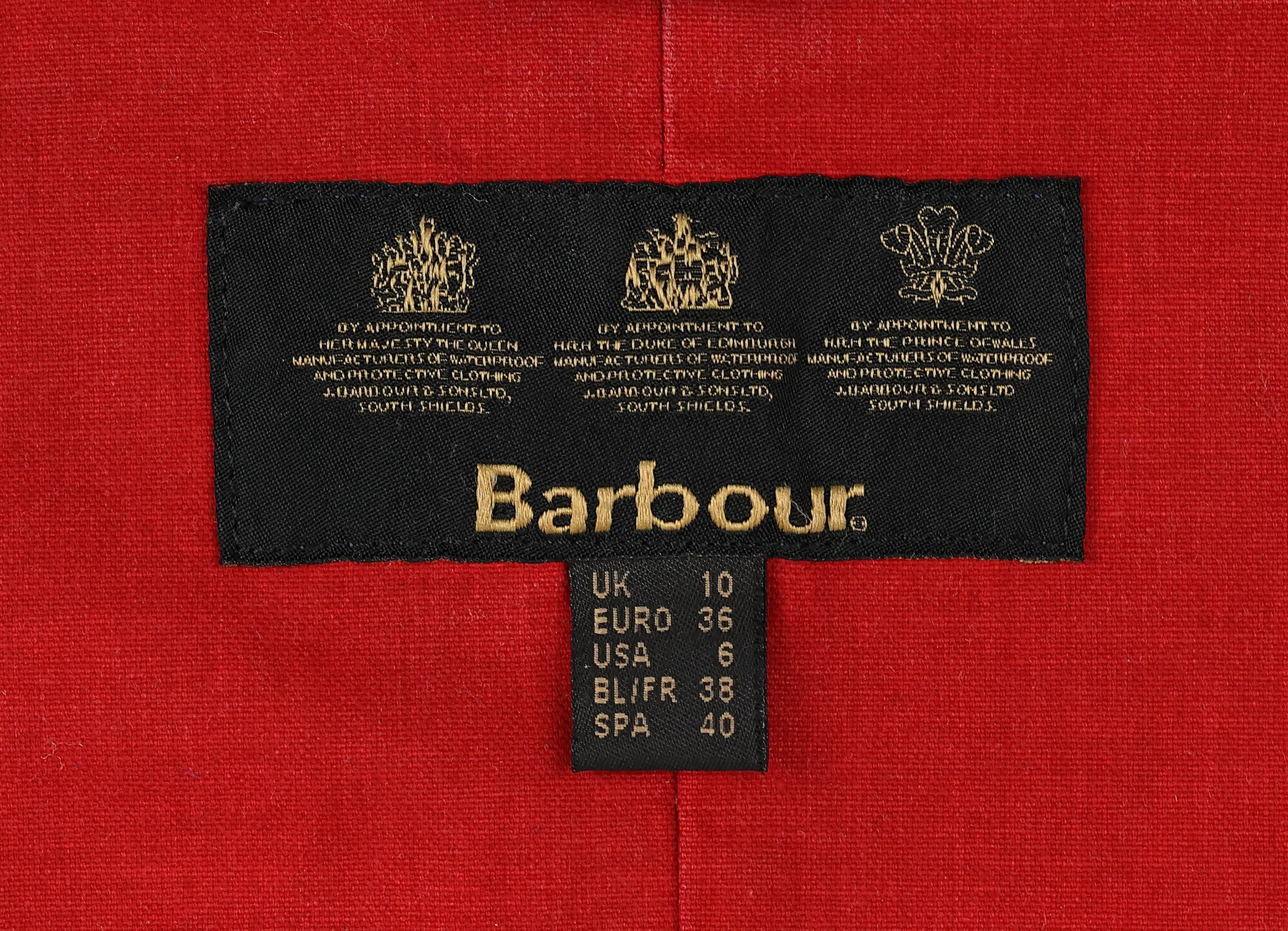 Women's Barbour Vintage International Wax Jacket - Blue - Women's M