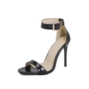Women's Buckle Ankle Strap High Heel Stiletto Sandals