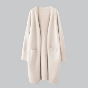 Women's Cashmere Knitted Cardigan | Soft, Warm, Lightweight Design for Everyday Wear