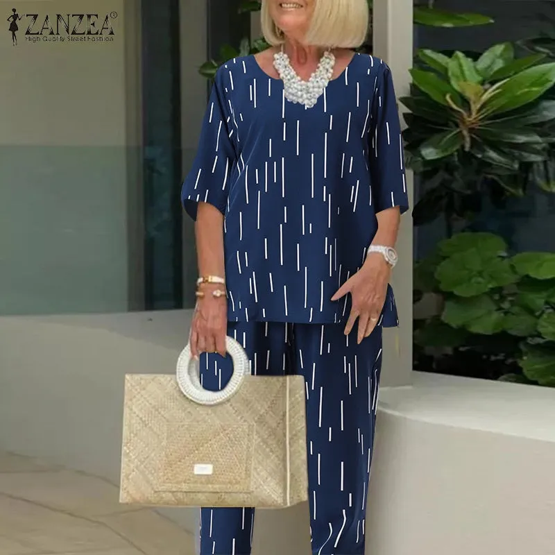 Women's Casual Loose Fitting Half Sleeve Pantsuit