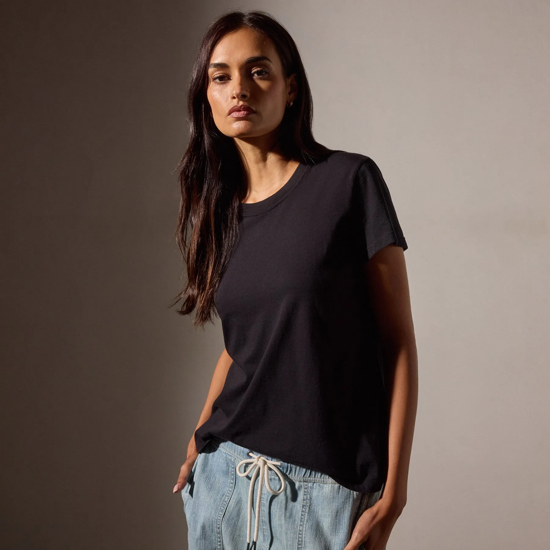 Women's Classic T Shirt Gift Set - Black/White/Grey Glacier/Light Tan Pigment