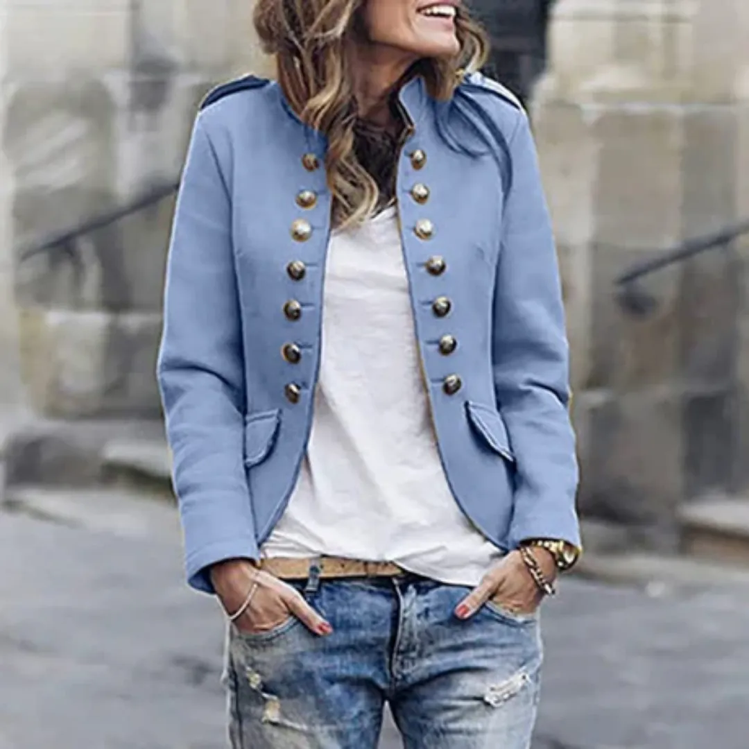 Women's Classic Vintage Long Sleeve Blazer | Lightweight