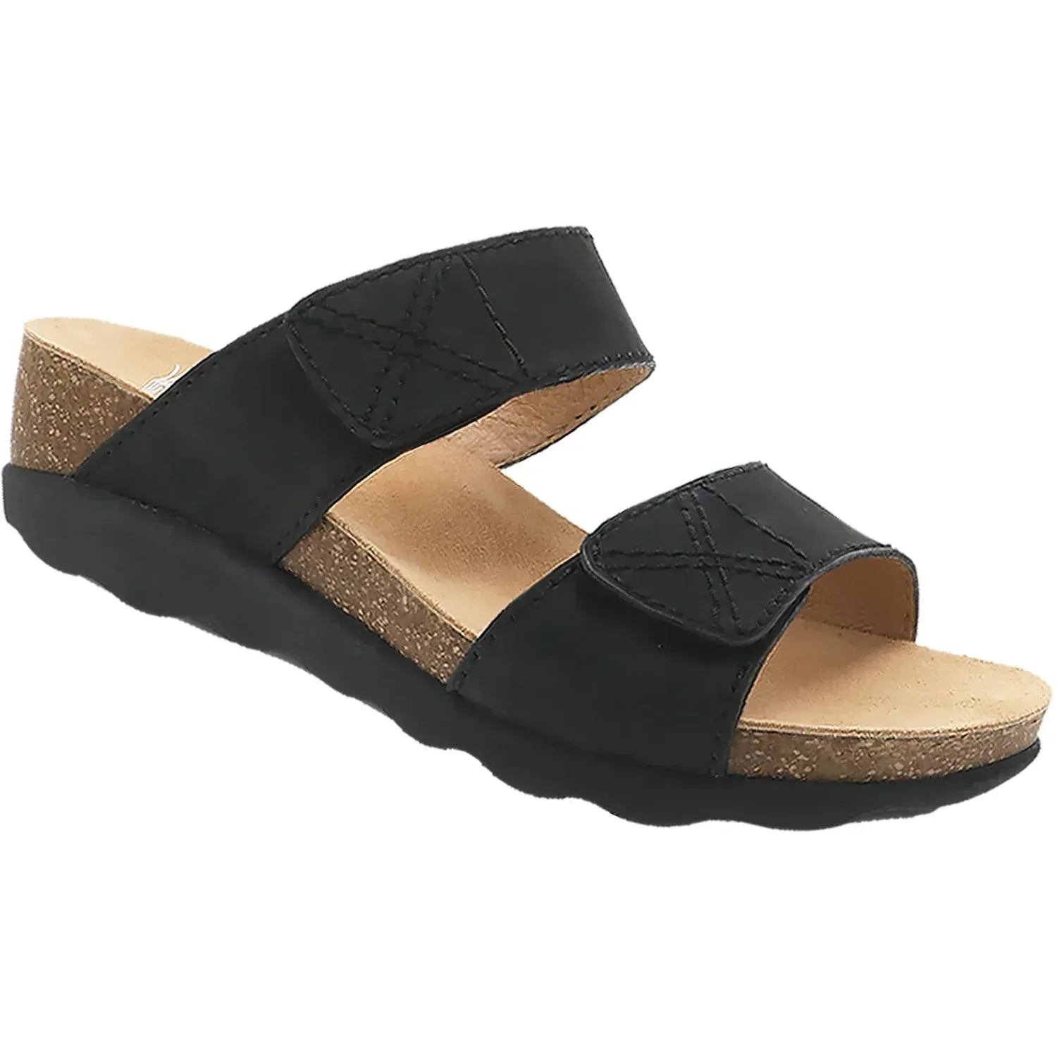 WOMEN'S DANSKO MADDY | BLACK MILLED NUBUCK