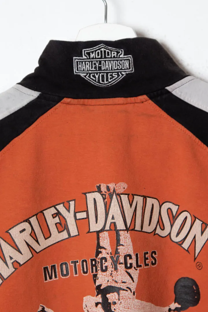 Women's Harley Davidson 1/4 Zip Sweatshirt (M)