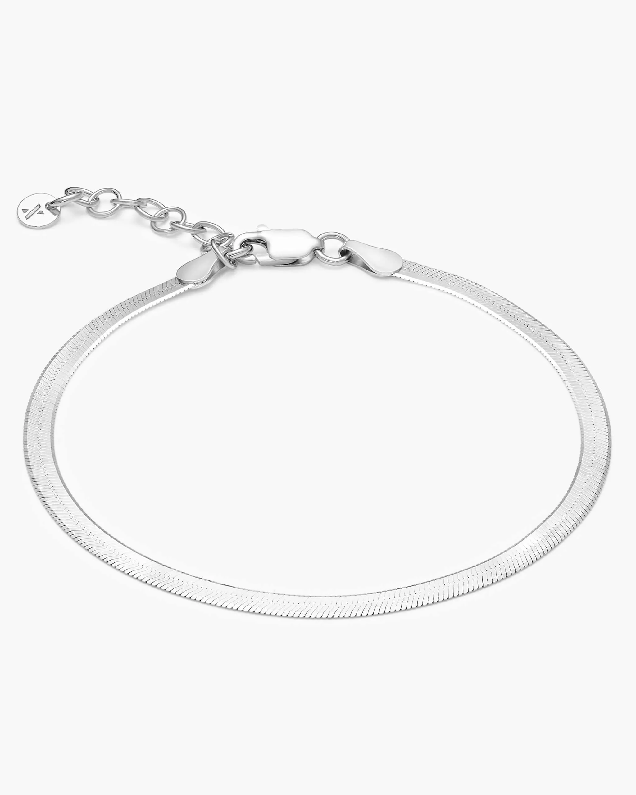 Women's Herringbone Chain Bracelet - 3mm