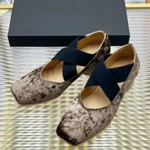 Women's High Heels Square Head Thick Heel Casual Single Shoes