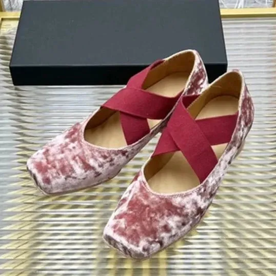 Women's High Heels Square Head Thick Heel Casual Single Shoes