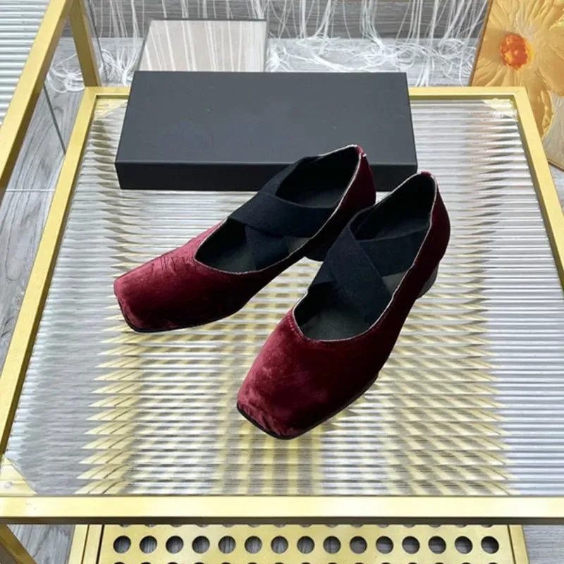 Women's High Heels Square Head Thick Heel Casual Single Shoes