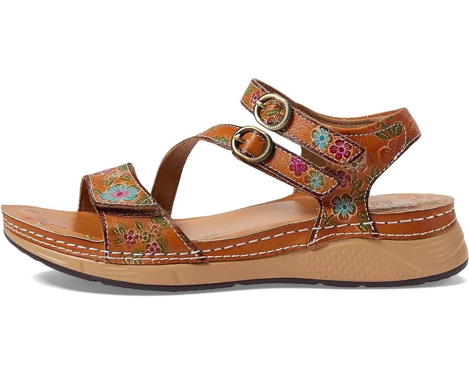 Women's L'Artiste | Anneka Hand Painted Sandals | Camel