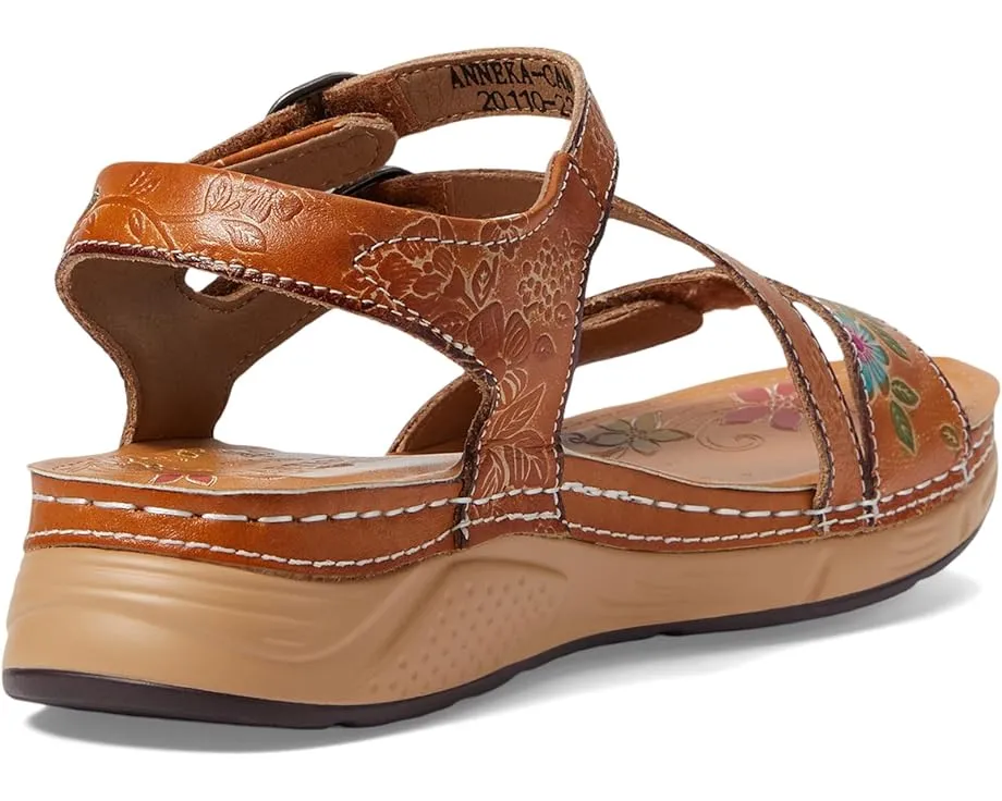 Women's L'Artiste | Anneka Hand Painted Sandals | Camel