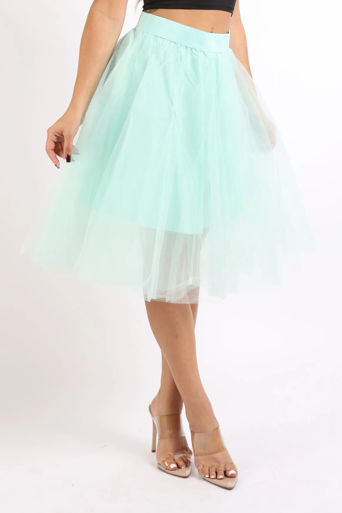 Women's Layered Knee Length Tutu Skirt