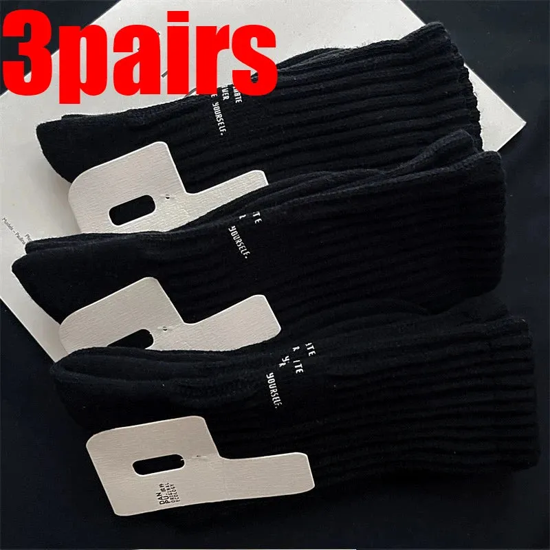 Women's Letter Medium Tube Socks