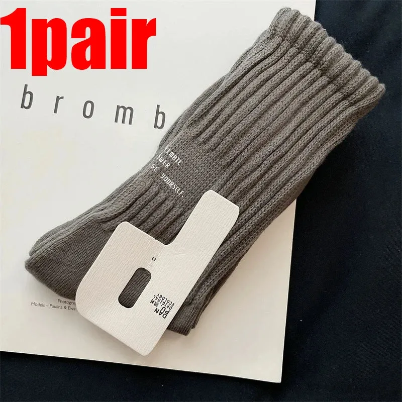 Women's Letter Medium Tube Socks
