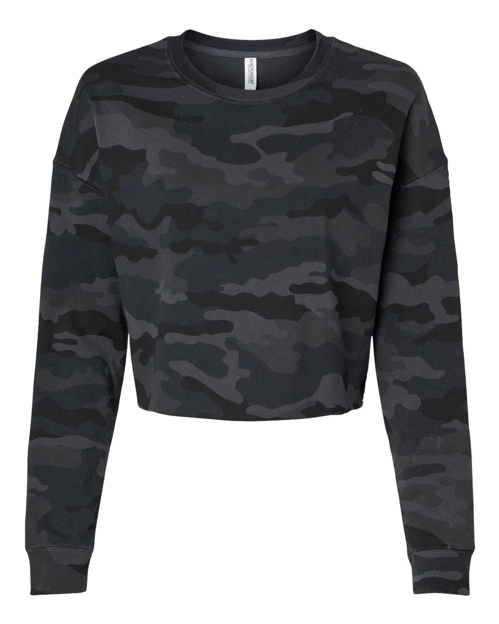 Women's Lightweight Cropped Crew Pullover