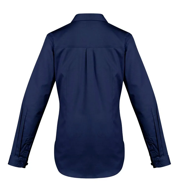 Women's Lightweight Tradie Long Sleeve Shirt by Syzmik Workwear - Style ZWL121