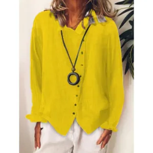 Women's Long Sleeve Vintage Shirt | Casual