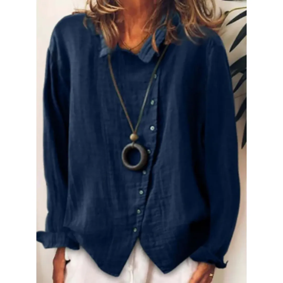 Women's Long Sleeve Vintage Shirt | Casual