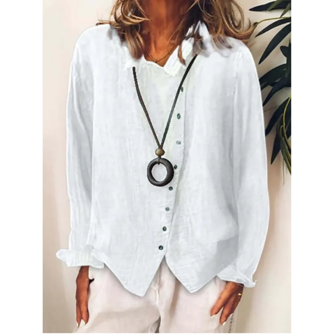 Women's Long Sleeve Vintage Shirt | Casual