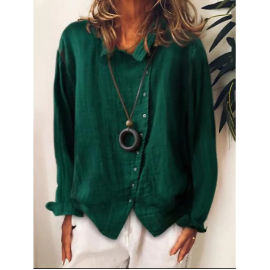 Women's Long Sleeve Vintage Shirt | Casual