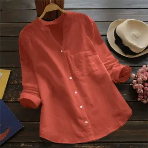 Women's Long Sleeve Vintage Shirt | Oversized