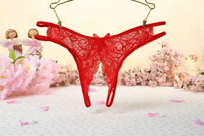 Women's Nylon Lace Thong Lightweight