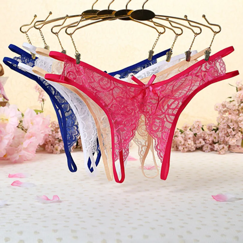Women's Nylon Lace Thong Lightweight