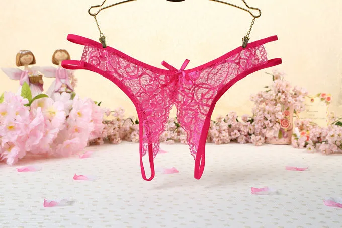 Women's Nylon Lace Thong Lightweight