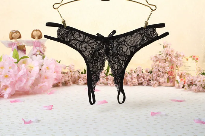 Women's Nylon Lace Thong Lightweight