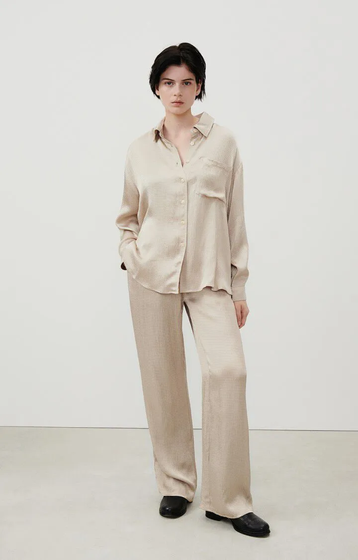 WOMEN'S SHIRT SHANING - ECRU