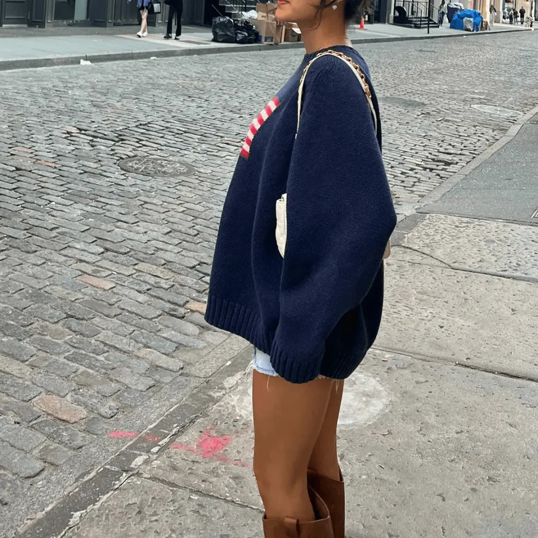 Women's Stylish Vintage Casual Sweater | Loose