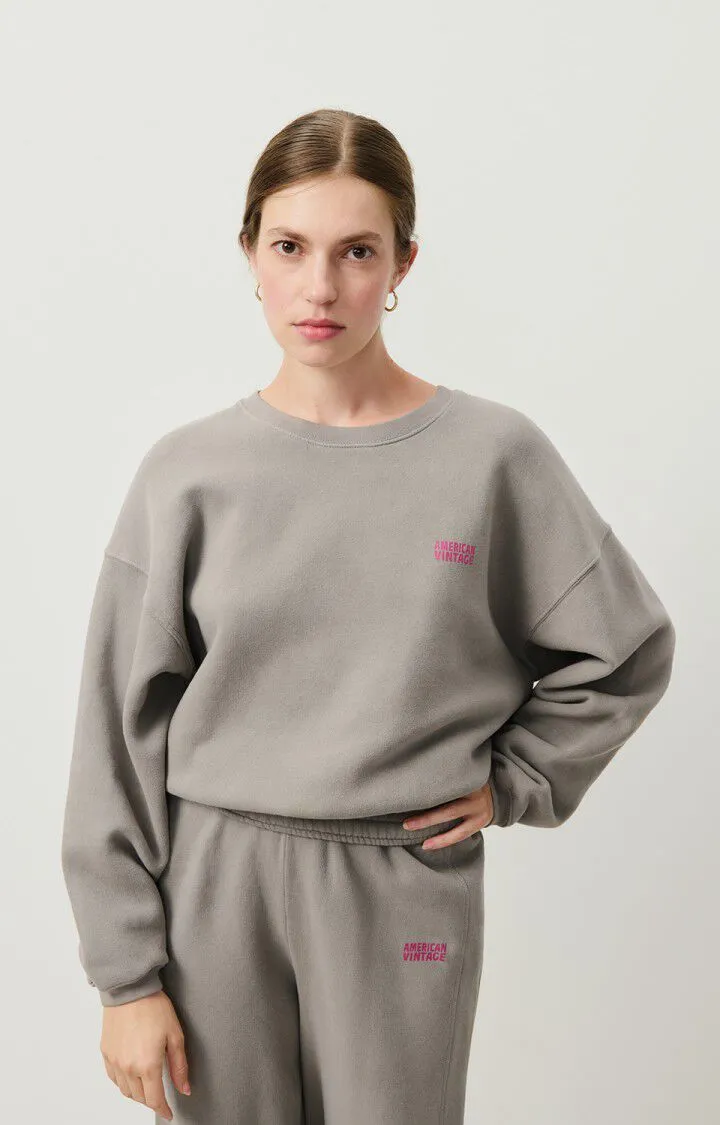 WOMEN'S SWEATSHIRT IZUBIRD - VINTAGE BEAVER