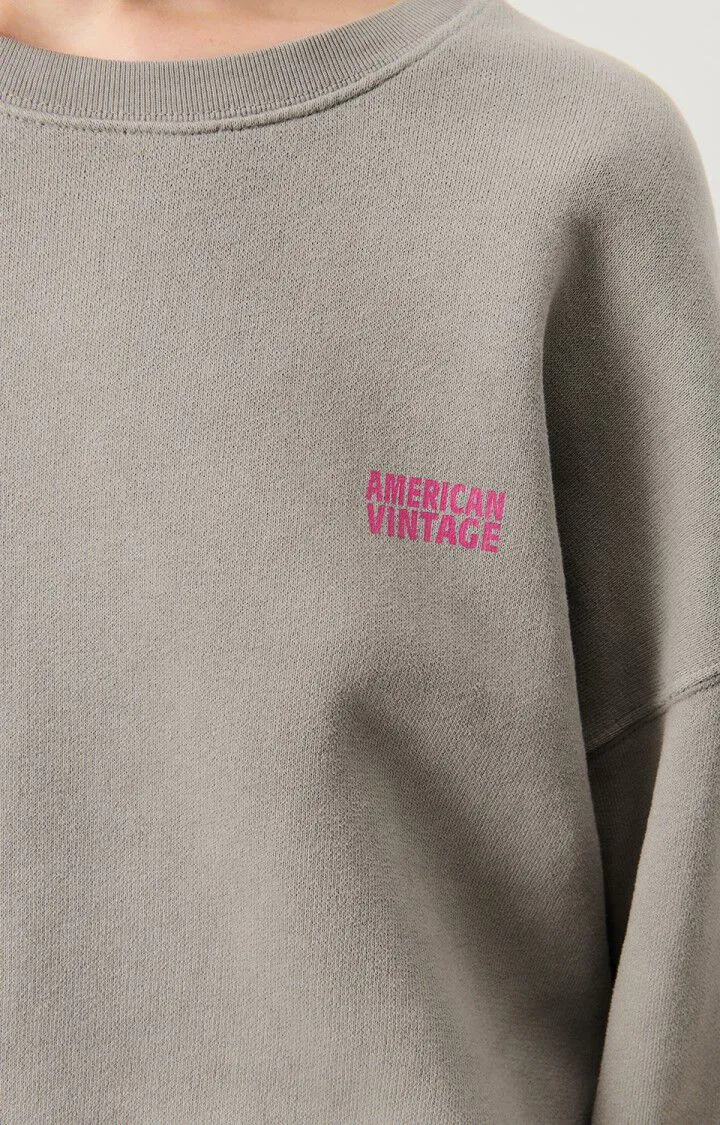 WOMEN'S SWEATSHIRT IZUBIRD - VINTAGE BEAVER