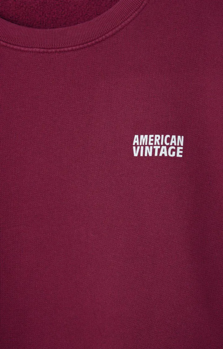 WOMEN'S SWEATSHIRT IZUBIRD - VINTAGE BURGUNDY