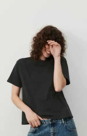 WOMEN'S T-SHIRT SS FIZVALLEY - VINTAGE CARBON